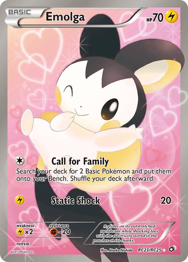 Legendary Treasures Emolga Pokémon card